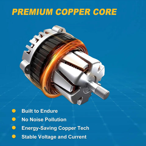 Premium copper core of Alternator 37300 3L060 14V 180A For 3.8L V6 Engine Fits Hyundai Palisade 2020-2024 Kia Telluride 2020-2024
