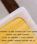 Kid Proof Corner Guard For Home Edges And Furniture Protects Little Heads From Sharp Corners with easy tape on table edge