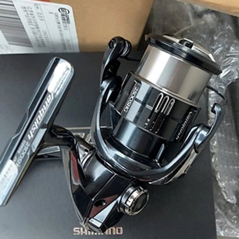 Interchangeable Handle For Fishing Reel With Metal Chainring Black 4000XG Series No Fuss Upgrade That Beginners And Anglers Will Love