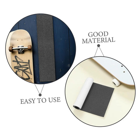 Heavy Duty Skateboard Grip Tape For Longboards And Electric Scooters Non Slip PVC Deck Cover 33 X 9 Inches Easy Peel Ultra High Traction