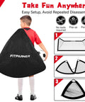 Child carrying bag for 2 Pack 4x3 Ft Kids Soccer Goals For Backyard Practice Sesh Foldable Portable Soccer Nets and accessories