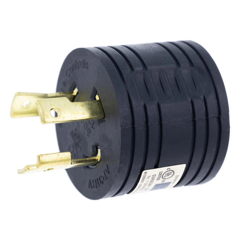 Heavy Duty Parallel Coupler Kit For Dual Portable Generators Snappy Thirty Amp RV Adapter Plug View from Side