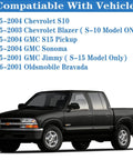 Door Hinge Pin And Bushing Repair Kit For 1994 To 2004 Chevy S10 S15 Blazer GMC Sonoma Jimmy Oldsmobile Bravada compatibility list
