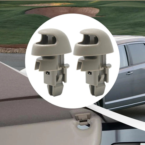 2 Pack Sun Visor Holder Retainer Clip 5GE11TL2AA Replacement For Dodge Dakota 2000 2003 And Dodge Durango 2001 2003