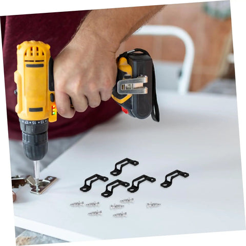 Hella Strong Invisible Furniture Connector Brackets With Dual Purpose Hidden Mount Fasteners for DIY assembly with drill.
