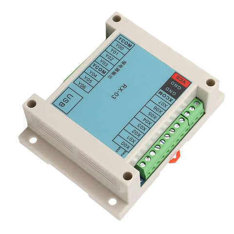 Programmable Logic Controller 8 Input 7 Output Industrial Control Board 12 To 24V Easy PC Test Mode Plug And Play Programming