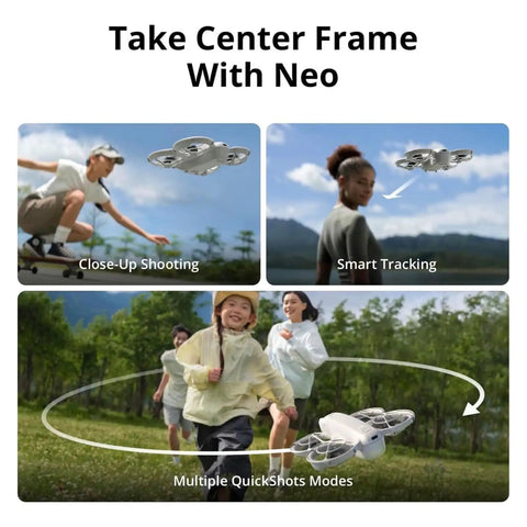 4K Camera Drone Bundle With Intelligent Flight Battery And Carrying Bag Foldable FPV GPS Drone capturing subjects on grass field.
