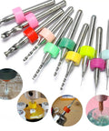 30Pcs PCB Drill Bit Set 0.1mm To 3.0mm, 1 8 Inch Shank Spiral Flute CNC Router Bits for engraving and drilling