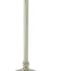 Two Arm Guest Towel Holder With Tray In Polished Nickel Finish For Bathrooms Near The Tub Handy Accessory For Quick Towel Grab And Drying