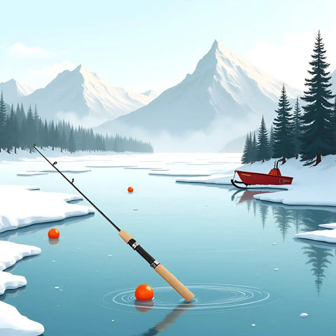 Compact Ice Fishing Rod For Winter Angling Pen Style Spinning And Casting Compatible With Lures Tackle 75cm Hard Rod Without Reel