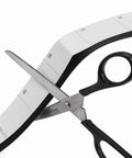 Cut To Fit 38mm Web Belt For Men With Texture Plaque Buckle, Adjustable Black Belt Sized From 32 To 44 US being trimmed