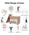 Gleam Your Duds With This Epic 900Ml Ultrasonic Cleaner for cleaning jewelry, glasses, coins, and more, featuring SUS304 tank.