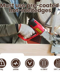 Edge Banding Machine 110V Portable Woodworking Tool With 2000W Power And Temperature Control, handling edges on wood panel