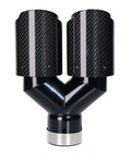Fresh Upgrade For Your Daily Driver Swaps A Tight Two Point Five Exhaust Pipe For A Beefy Dual Three Point Five Tailtip with carbon fiber.