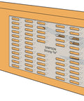 Heavy Duty 3 Inch By 6 Galvanized Steel Mending Plates Pack Of One Hundred Non Structural Wood To Wood Connectors on timber