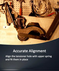 Serpentine Belt Tensioner Tool And Drive Belt Replacement Kit For R52 R53 BMW Mini Cooper assembly with tensioner alignment