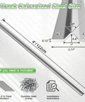 Heavy Duty 24 Ft Galvanized V Track Kit For 1 In V Groove Sliding Driveway Gates 6 Sections Includes Steel Anchors