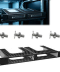 Heavy Duty Dual Mini PC Rack Mount Bracket Tight Quarters Space Saver For Standard 19 Inch Server Cabinets with screws