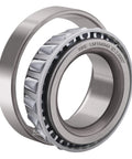 XiKe 2-pack wheel bearing set with tapered roller bearings LM104949/LM104911 metal silver