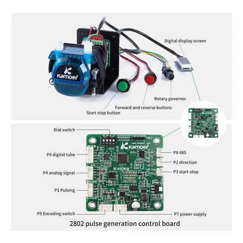 12/24 Volt Peristaltic Dosing Pump With Adjustable Motor And Automatic Control For Precise Liquid Transfer, High Reliability, Quick Tube Replacement, Import Parts