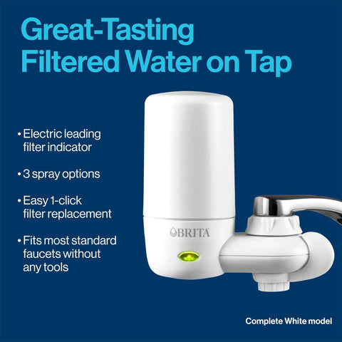 On Tap Faucet Filter Replacements 2 Pack For Fresh Tasting Water Right From Your Tap, BPA Free, Reduces 99 Percent Lead