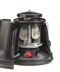 QuickPack Deluxe 1000 Lumen Propane Lantern With Carry Case shown open with automatic lighting and adjustable brightness features