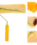 Heavy Duty Cotton Thread Paint Roller With Zero Hassle Grip and Smooth Roll Action Built To Make Rough Surfaces Look Completely Fresh For Any Weekend Warrior Project, featuring a plush cover and sturdy handle.