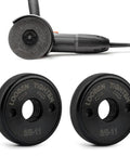 5/8-11 Thread Angle Grinder Flange Nuts, 2 Pack Self-Locking Flange Nut for 4.5 and 5 Inch Grinders with knurled edges and quick release