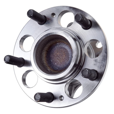Rear Wheel Hub and Bearing Assembly Set for Hyundai Elantra 2011-2016, Veloster 2012-2017, shown close-up.