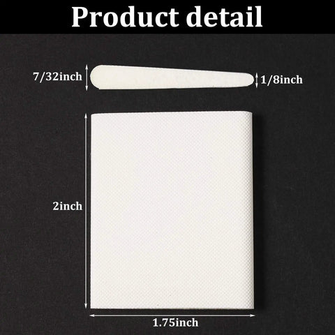14 Piece Self Adhesive Door Corner Seals Set For Exterior Door Frames, Foam Draft Stopper, size measurements shown