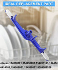 Dishwasher Lower Spray Arm With Heat Shield Food Grade PP Heavy Duty Easy Install Fits Frigidaire Kenmore Durable