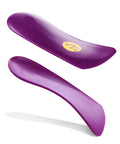 Ninjas Plantar Fasciitis Relief Insoles With Arch Support Podiatrist Designed Orthotics Made In The USA Shoe Inserts, purple, side view