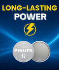 Heavy Duty 5 Pack CR2016 3V Lithium Coin Batteries Boasting A Rock Solid Ten Year Shelf Life And Totally Leak Free Design, image of a CR2016 lithium battery.