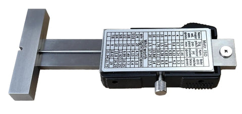 Depth Gauge Vernier Caliper 0-30mm With Pro Grade Display, 85mm Wide Measuring Surface, 10mm Thick Frame side view