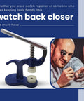 Watch Back Closer Tool For Easy Clasping And Case Closure Portable Wrist Watch Press For Quick Safe Cover Installation Durable Watch Base Cover Repair Accessory For On The Go Maintenance