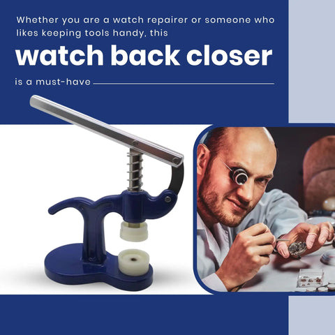 Watch Back Closer Tool For Easy Clasping And Case Closure Portable Wrist Watch Press For Quick Safe Cover Installation Durable Watch Base Cover Repair Accessory For On The Go Maintenance