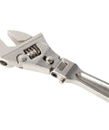 8 Inch Flex Head Adjustable Wrench With Ratcheting Action And 180 Degree Rotating Head for Quick, Easy Tightening of Fasteners