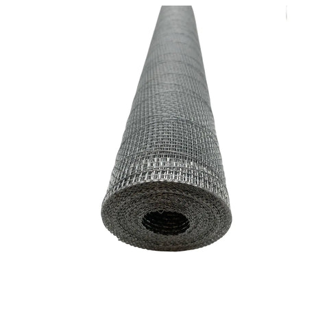 Close-up of One Eighth Inch Hardware Cloth 24 Inches By 10 Feet Galvanized Wire Mesh Roll Built To Last For Garden Fences Bee Breeding Ventilation