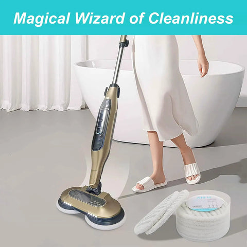 Steam mop next to Eight Pack Replacement Steam Mop Pads Compatible With S8201 S8001 S7001 S7201 S7000 S7005 S7020 S7001C
