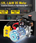 12V Dump Trailer Hydraulic Pump Kit With Eight Quart Power Unit Double Acting Electric Hydraulic Pump and connectors