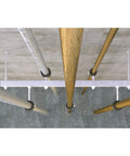 Drop In Anchor M8 Thread Steel Internal Cone Type Concrete Anchor 100 Pack supporting pipes on concrete ceiling