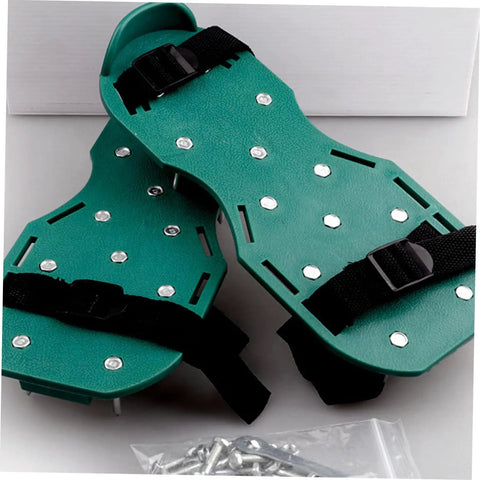 8 Pack Garden Aerator Shoes Straps Easy Assembly For Lawn And Patio Aerating Spikes Shoes Not Included A Versatile Lawn Care Tool To Boost Soil Aeration On Grass Dirt And Hard Surfaces green aerator shoe sole with straps