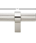 Knurled Brass Gold Steel T Bar Cabinet Knobs Pack Of Fifty Premium Euro Style Pulls For Drawers And Doors showing 2-1/4 inch length and 1-1/4 inch width