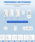 Plug In Remote Outlet Switch Wireless Control For Lamps And Lights No Wiring Needed Remote On Off Plug 100 Ft RF Range
