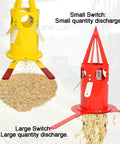 Beefy Big Bag Dispenser Unloader For Bulk Bags, Heavy Duty Feed Grain And Fertilizer, Rust Resistant Portable Unloader Tool For Farm, Warehouse And Home Use Red