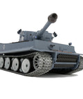 Front view of One Sixteenth Scale RC Tank With 2.4 GHz Radio Control Beefed Up Metal Road Wheels Tracks Sprockets Idle Wheel Steel Gearbox