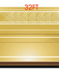 All Weather Outdoor Volleyball Net Beefy Heavy Duty For Backyard Beach Or Poolside Play Regulation 32x3 Feet displayed on court