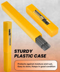 Versatile E6013 3/32 Inch Carbon Steel Welding Rods, 1 Pound Stick Electrodes with protective plastic case