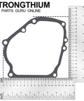 Beefed Up Crank Case Side Cover Gasket Oil Seal Kit For Predator 212 And GX Engines with ruler for size reference