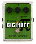 Bass Big Muff Pi Fuzz Pedal With Dry Mix, Drive, Tone, And Volume Knobs, Bass Boost Switch, Green Casing